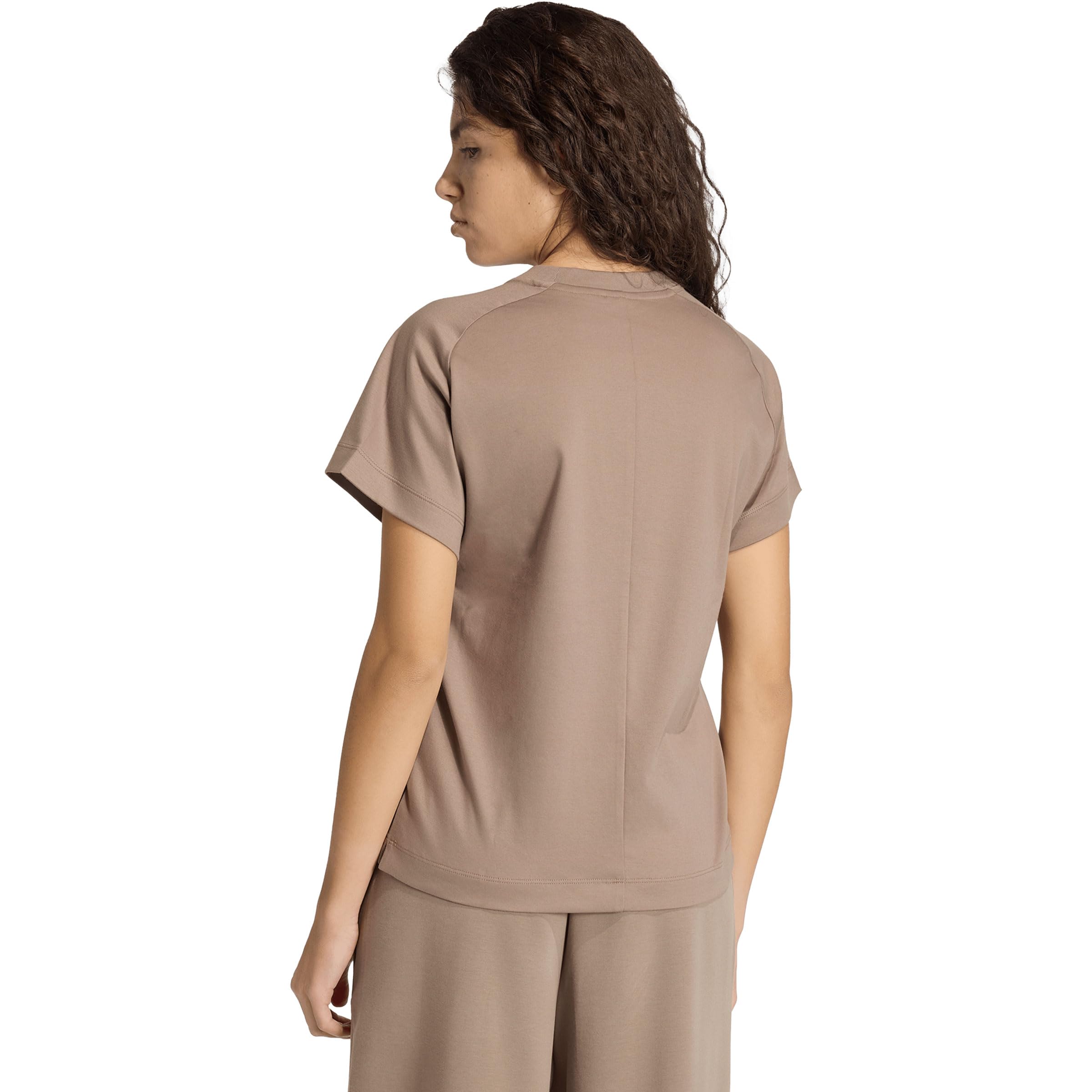 adidas Kobiety Soft Lux Shirt, Khaki Six, L