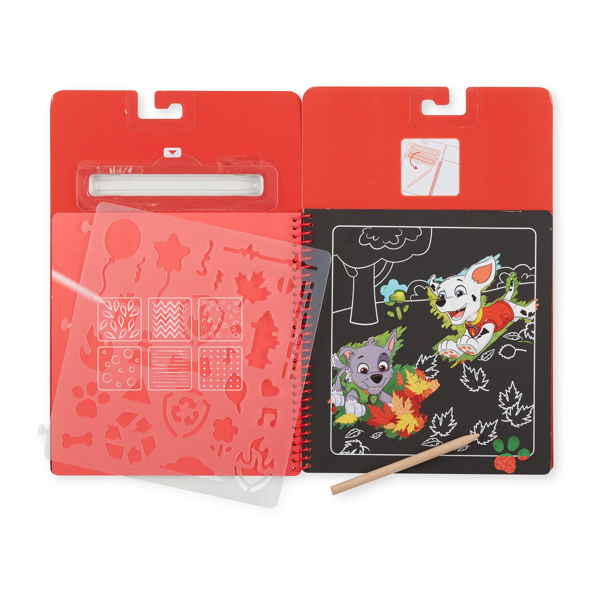 Melissa & Doug PAW Patrol Marshal | Zdrapki | Rękodzieło | Prezent świąteczny | Sztuka do zdrapywania | Sztuka i rzemiosło | 4+ | Prezent dla chłopca lub dziewczyny
