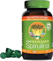 Vista 11 de Pólvora pura de espirulina hawaiana., 732894010048, tabletas 500mg, 1