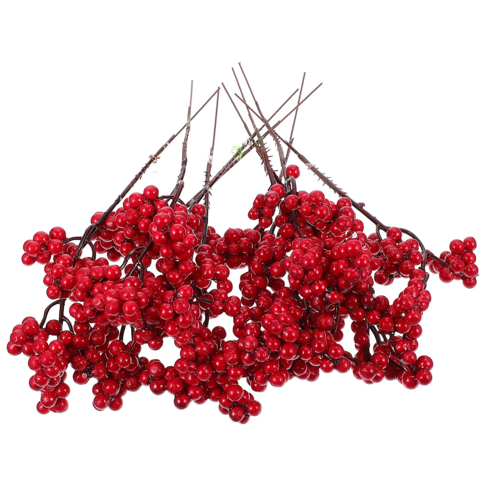 Alipis Rami Di Bacche Natalizi Artificiali Vivide Per Decorazioni Fai Da Te Interne Ed Esterne, Set Da 10 Pezzi Per Composizioni Floreali e Addobbi Natalizi Originali