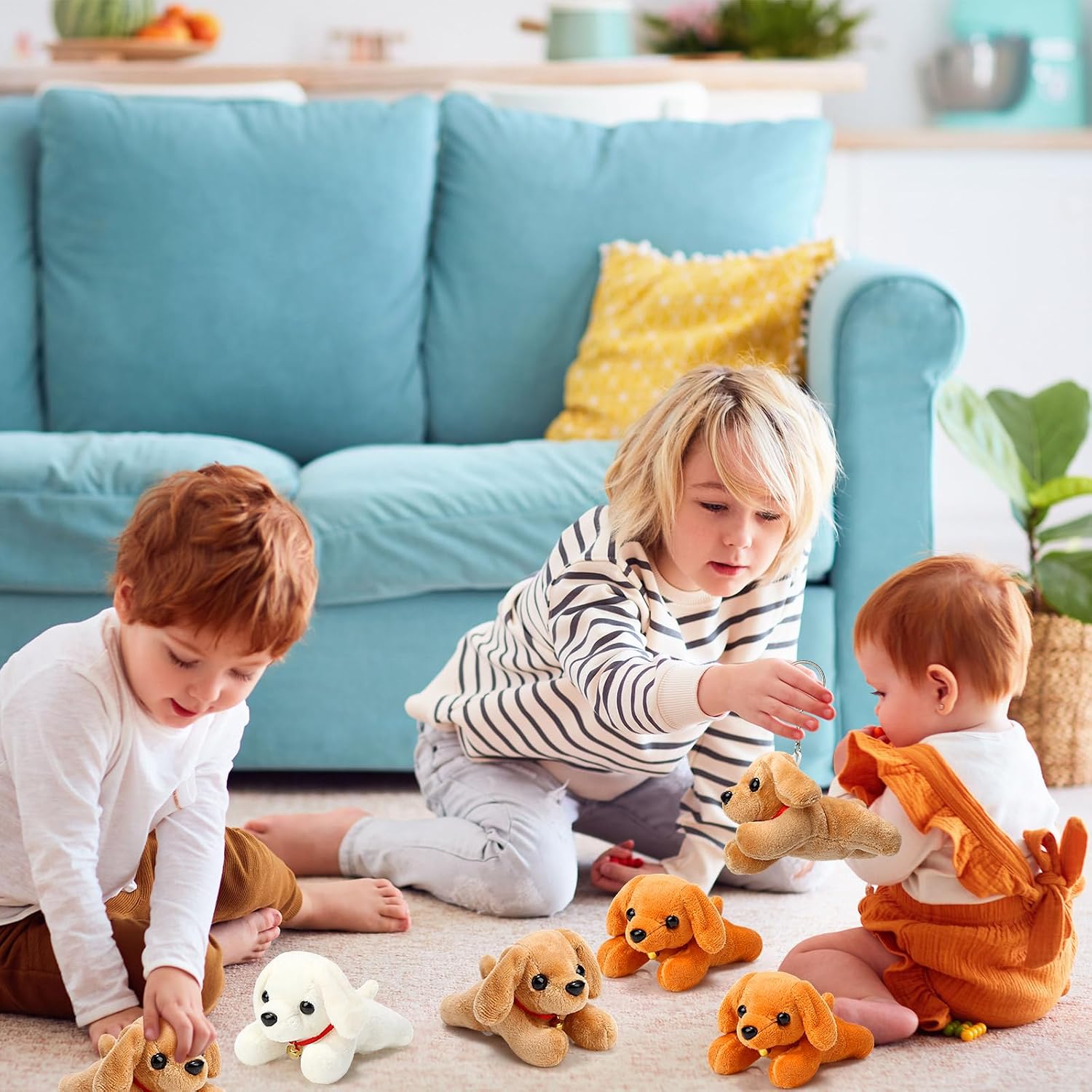 Sosation 20 Pcs Mini Stuffed Animal Dog Bulk, Simple Style, Delicate Color image 5
