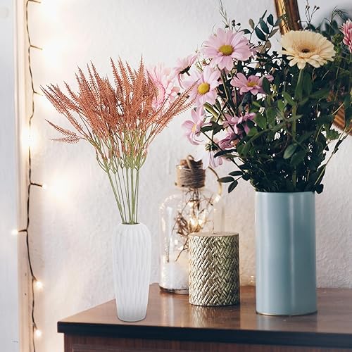 Miniatura 5 de VOSAREA Planta artificial DIY cola de conejo hierba arreglo floral de boda decoración de plantas falsas decoración del hogar