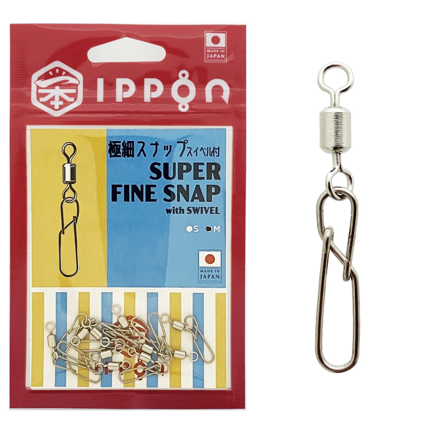 Amazon | IPPON (一本) 極細スナップ スイベル付 日本製 ステンレス