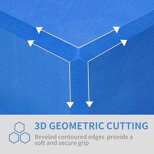 Miniatura 4 de Bloques de yoga - Bloques de espuma EVA para entrenamiento de pilates, estiramiento, meditación, bloque de yoga para flexibilidad, equilibrio,