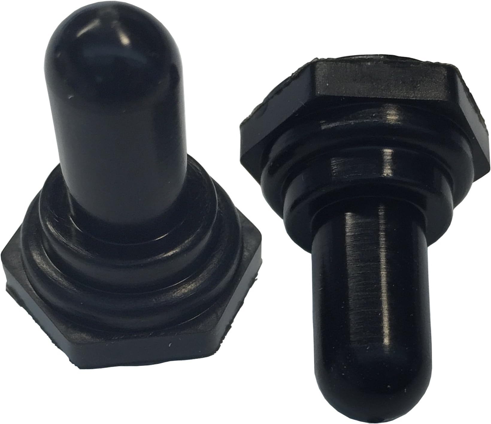 Gardner Bender GSW-20 Electrical Toggle Switch Covers, EDPM Rubber Cover, Moisture, Dust and Dirt Resistant, Pack of 2, Black