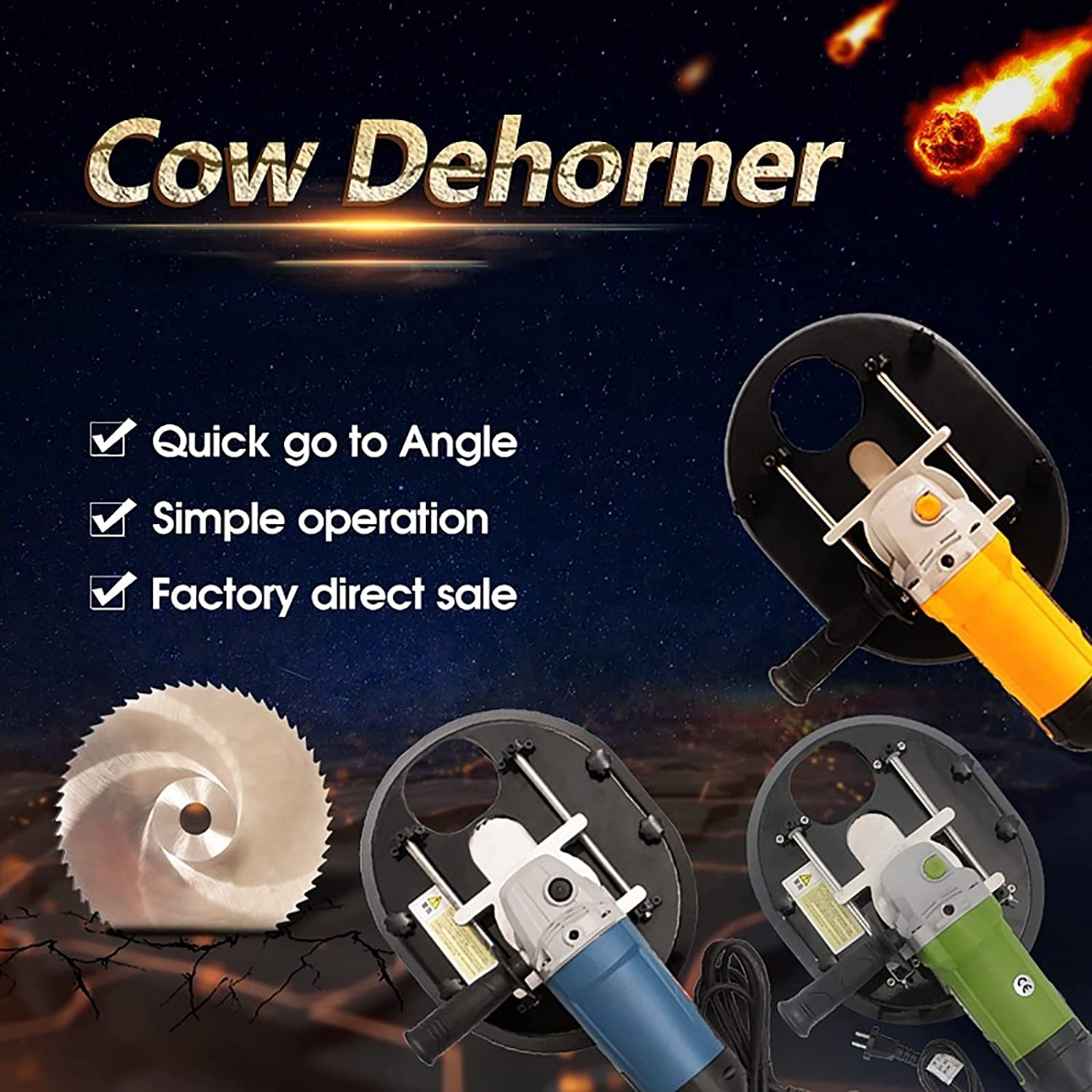 Horn’ Upホーンズアップ　除角器 Amazon.co.jp: 牛用電気除角器、家畜用農具牛用農業機器、牛の