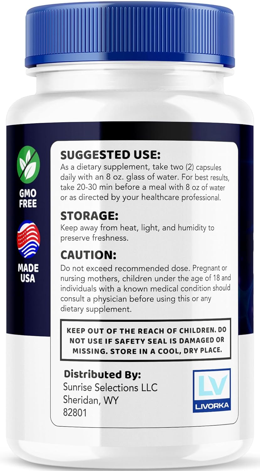 (5 Pack) RegeNerve 6 Capsules - Official RegenNerve Six Advanced Formula Pills, All Natural RegeNerve6 Support Supplement Vitamin Formula for Wellness & Overall Health, 300 Capsules for 5 Months