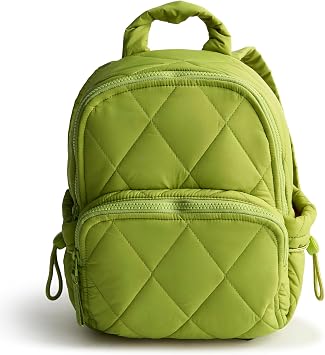 Vera Bradley Womens Featherweight Small Banbury Backpack, Spinach Green, One Size