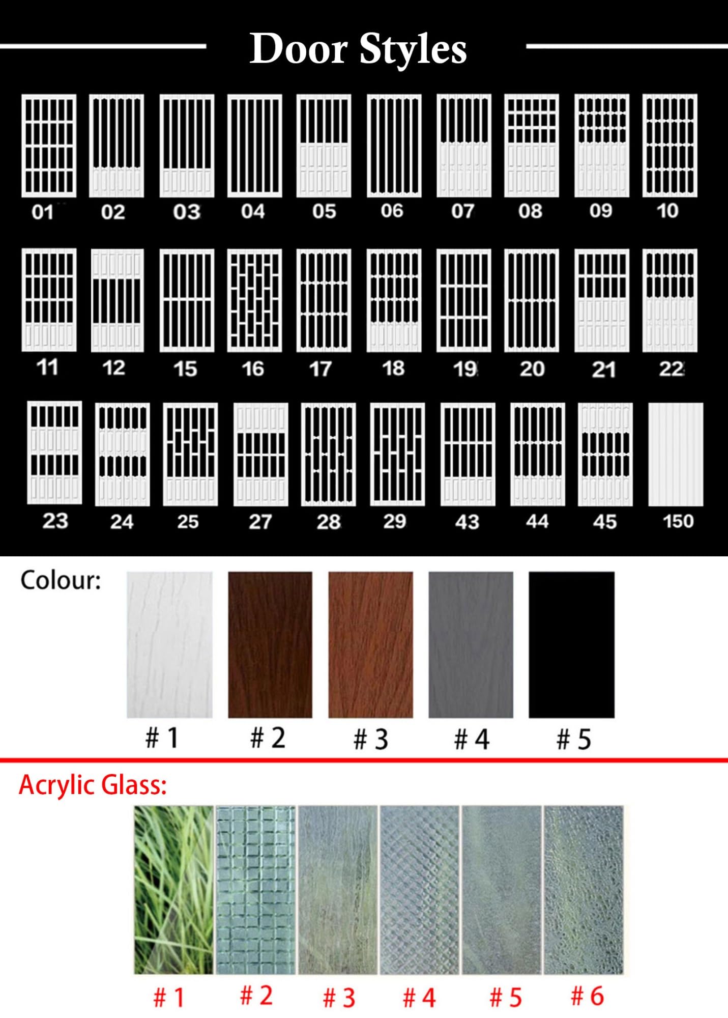Dostosowywalne Harmonijkowe Drzwi z PVC - Przesuwne z Uchwytami i Szkłem Akrylowym do Kuchni, Spiżarni, Pralni (63x85in/160x216cm)