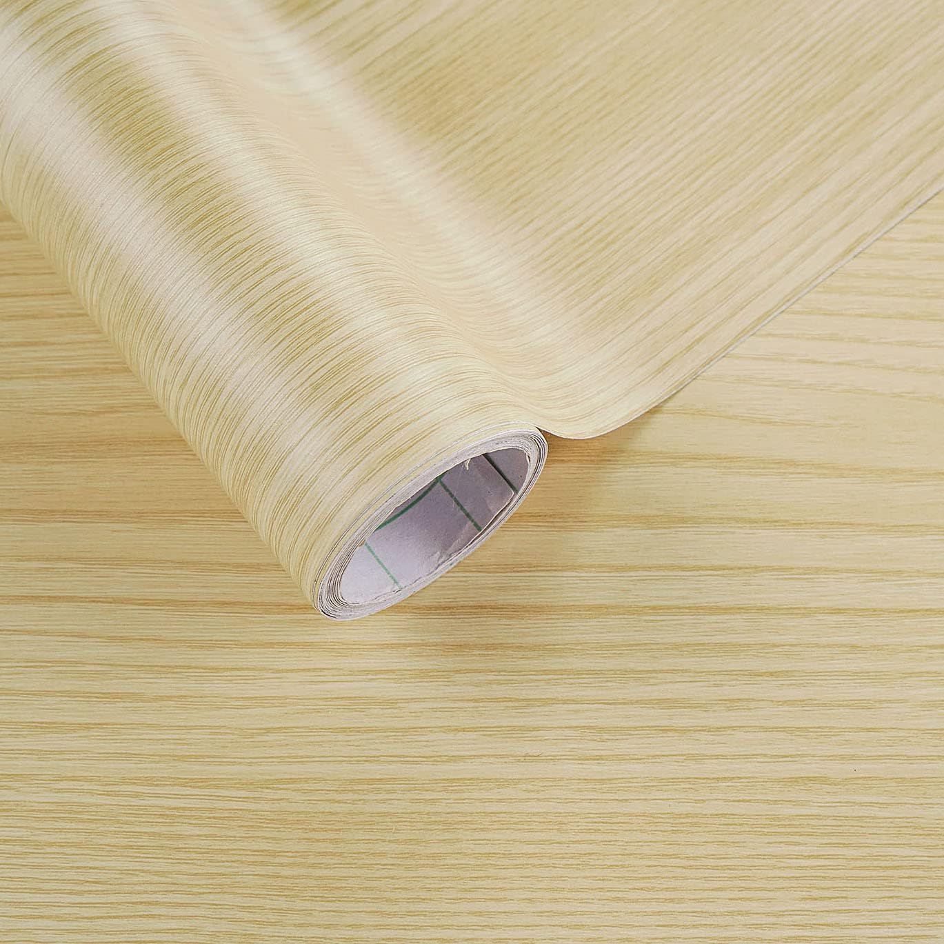 Youka 壁紙シール はがせる おしゃれ 安心の定価販売 木目シール 厚手 キッチン 机 賃貸 リメイクシート 60 木目調 ウォール 防水 耐熱 ナチュラル 補修 5m イエロー 60cm X 厚さ0 2mm ステッカー 木目 カッティングシート