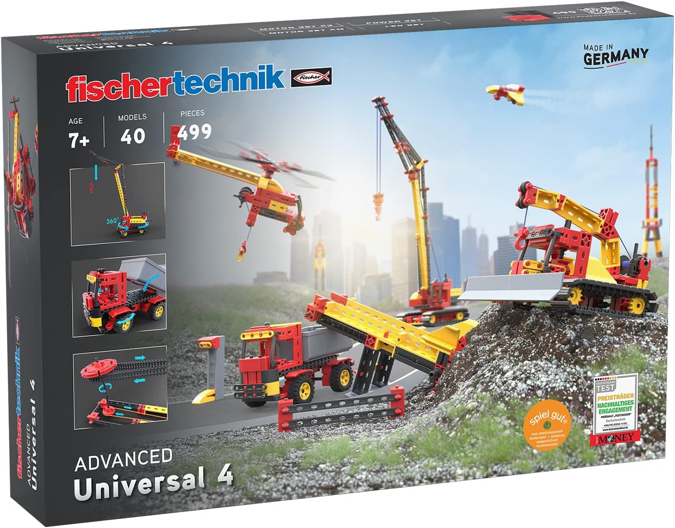 fischertechnik 548885 Advanced Universal 4 Kit from 7 Years, Multicoloured