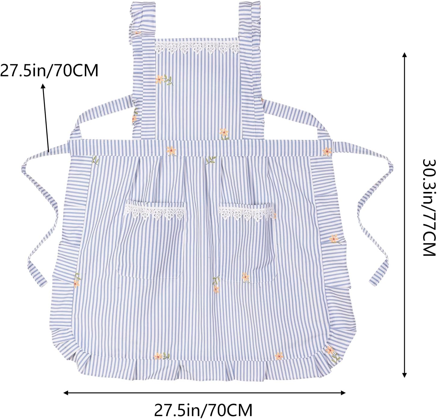 Funny Aprons for Women with Pockets, Kitchen Cooking Grilling Bbq Cute Chef Apron, Mothers Day Birthday Gifts for Women - Image 5