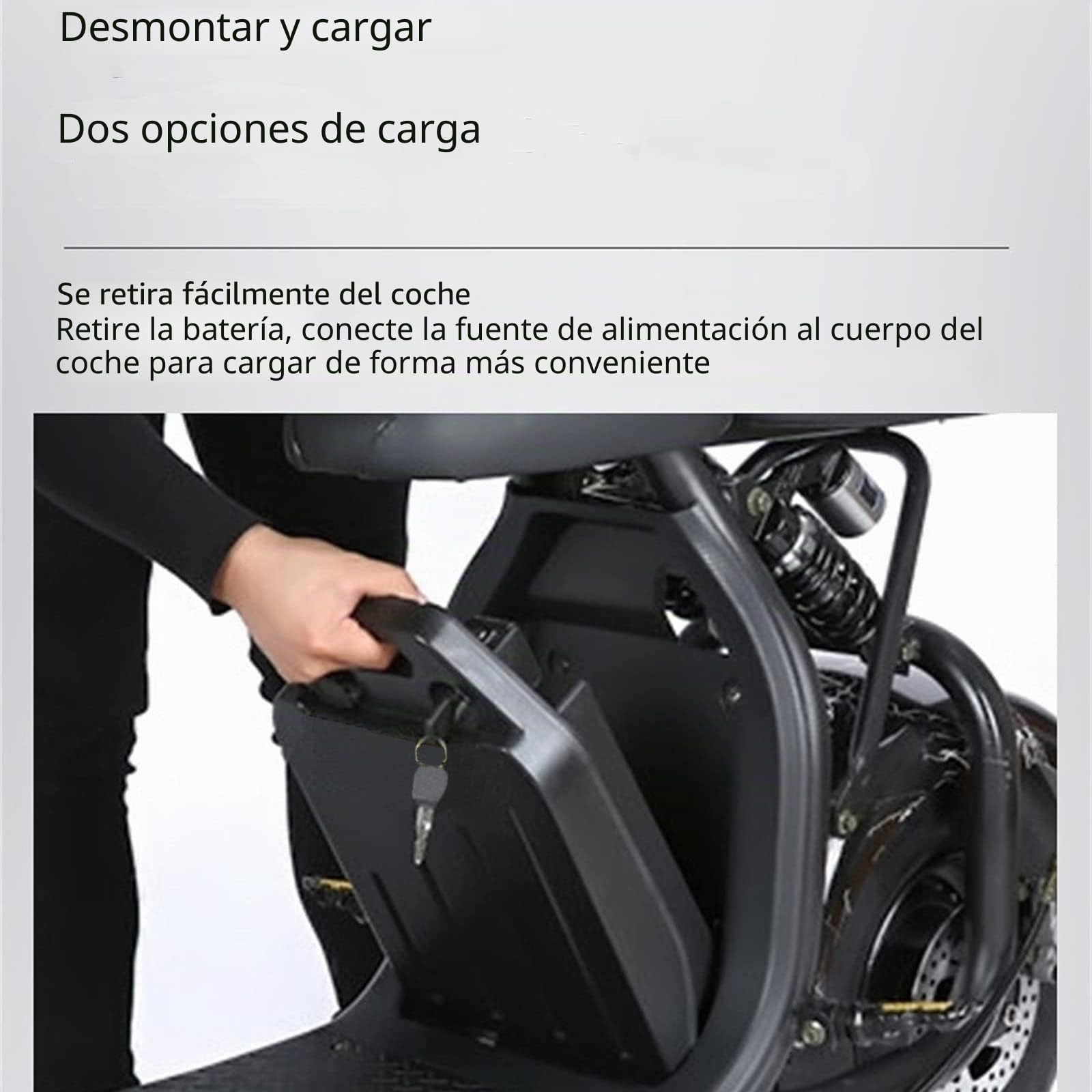 (3-5 días de Entrega) 60V 15AH 20Ah Batería de Bicicleta eléctrica, Batería de Litio con Cargador Ebike Batería, para Motor de 200W 500W 750W 1000W 1500W? (60V 20AH)