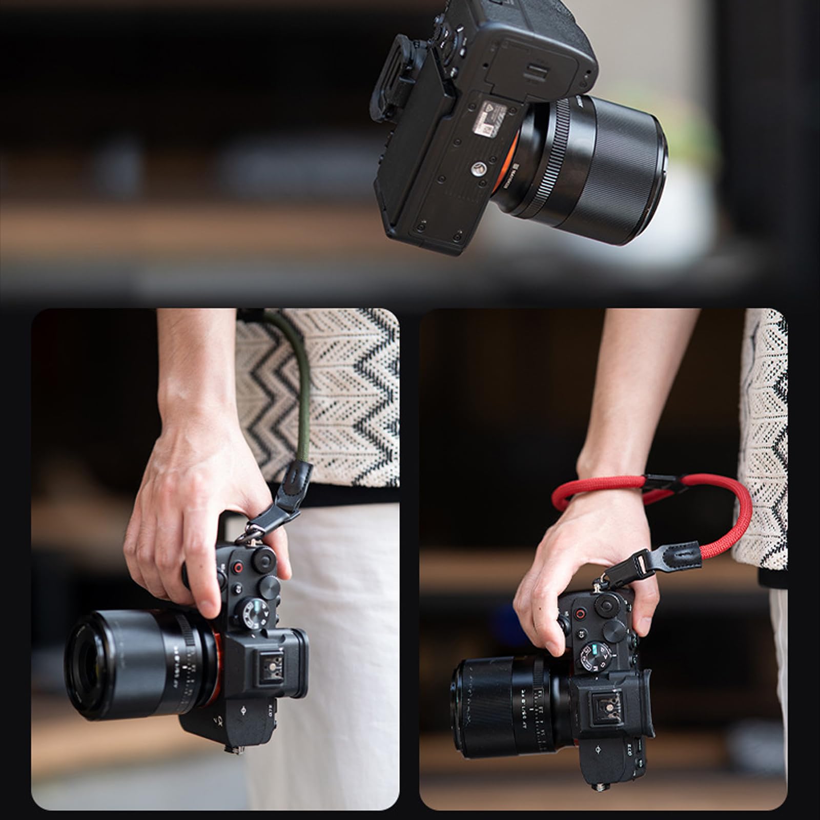 Tracolla per Fotocamera, Fibbia a sgancio rapido, Passante