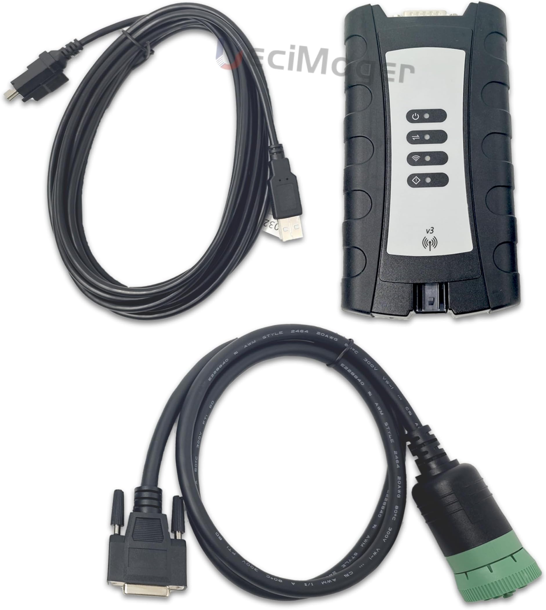 V5.3 AG CF Software Servicee Advisorr EDL V3 Heavy Duty Scanner Truck Diagnostic Kit, for John Dee EDL V3 V2, Agricultural Tractor Construction Diagnostic Tool (EDL V3)