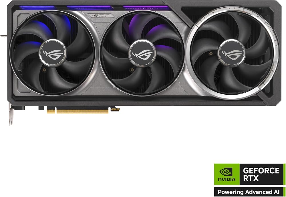 ASUS ROG Astral GeForce RTX™ 5090 OC Edition Graphics Card, NVIDIA (PCIe® 5.0, 32GB GDDR7, HDMI®/DP 2.1, 3.8-Slot, 4-Fan Design, Axial-tech Fans, Patented Vapor Chamber, Phase-Change GPU Thermal Pad)