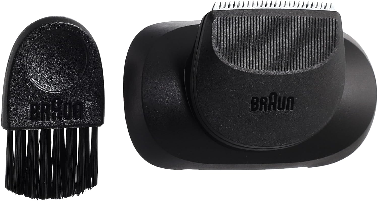 Close-up of Braun Series 7 shaver head with 360 degree flex