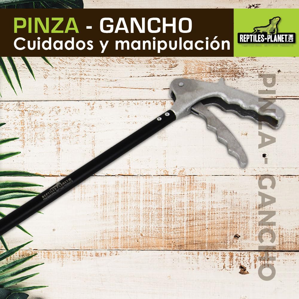 Reptiles Planet Alicate Gancho para la compresión de los Reptiles Modelo Protect Plegable 150 cm