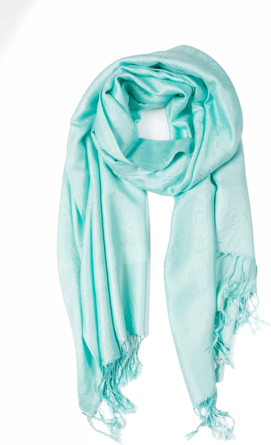 Sakkas Two Tone Vintage Jacquard Paisley Pashmina Shawl Wrap Scarf Stole - Image 5