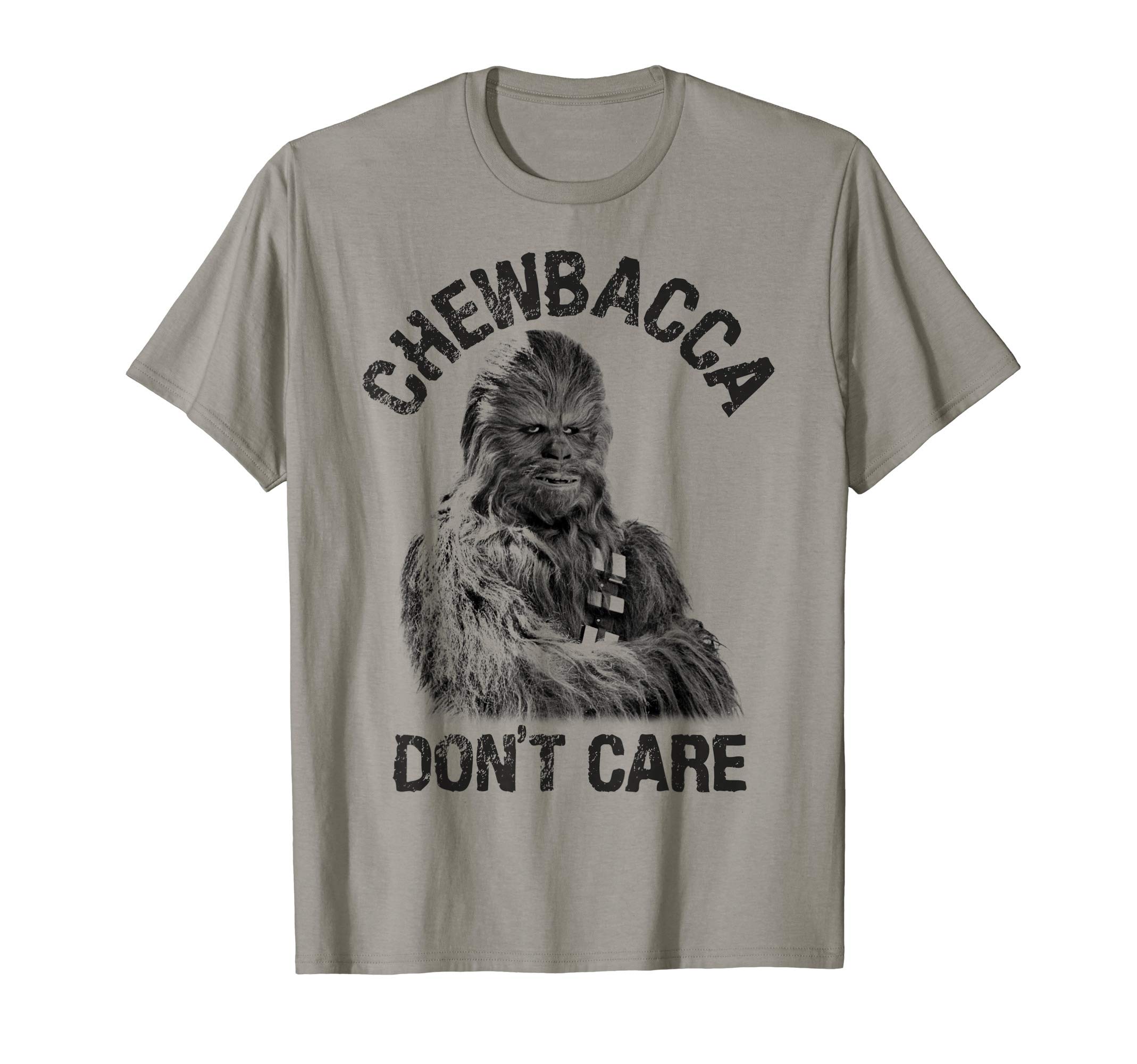 STAR WARSChewbacca Don't Care Funny Logo T-ShirtOEKO-TEX STANDARD 100