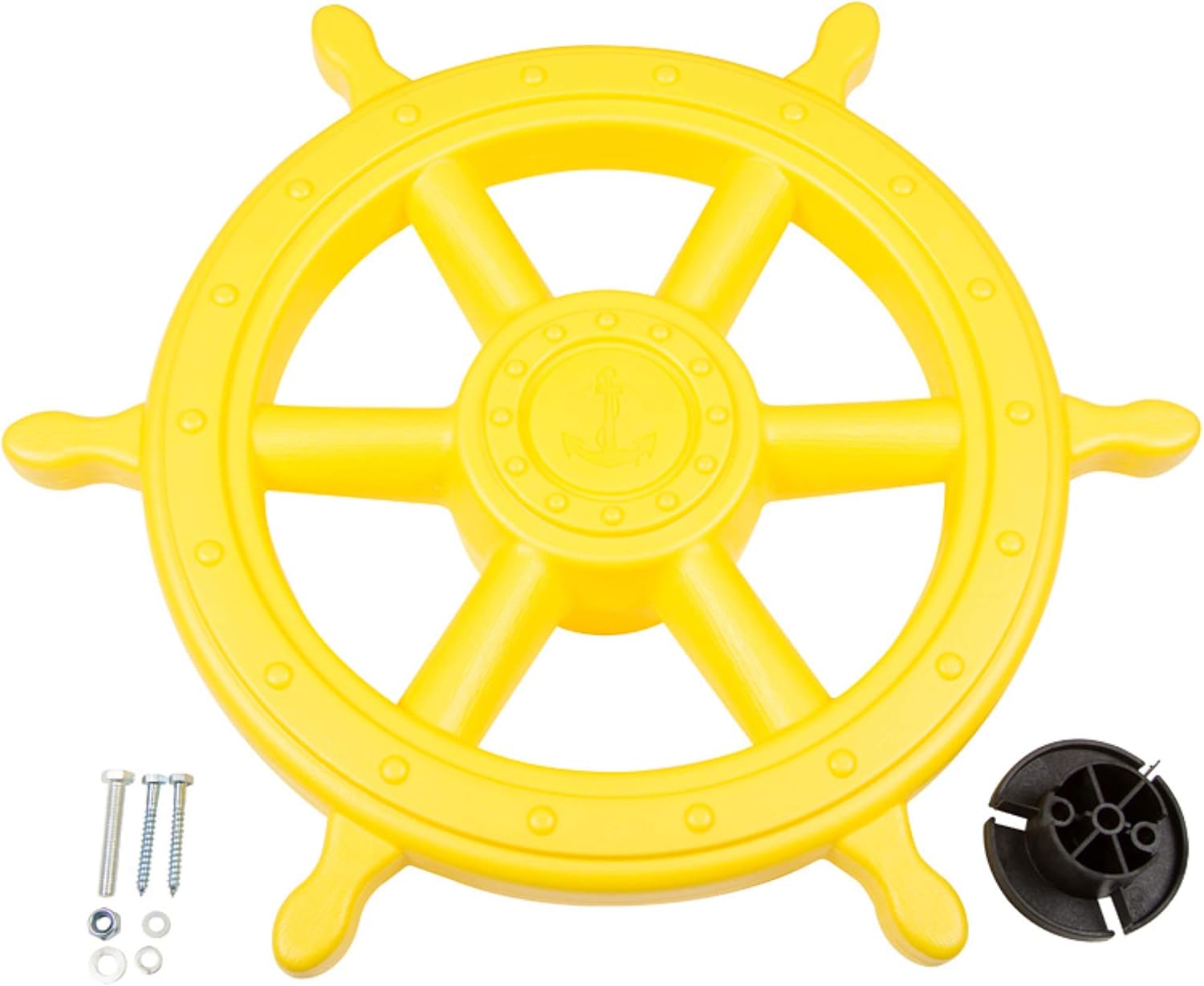 Swing Set Stuff Inc. Ships Wheel (Yellow) with SSS Logo Sticker Accessories