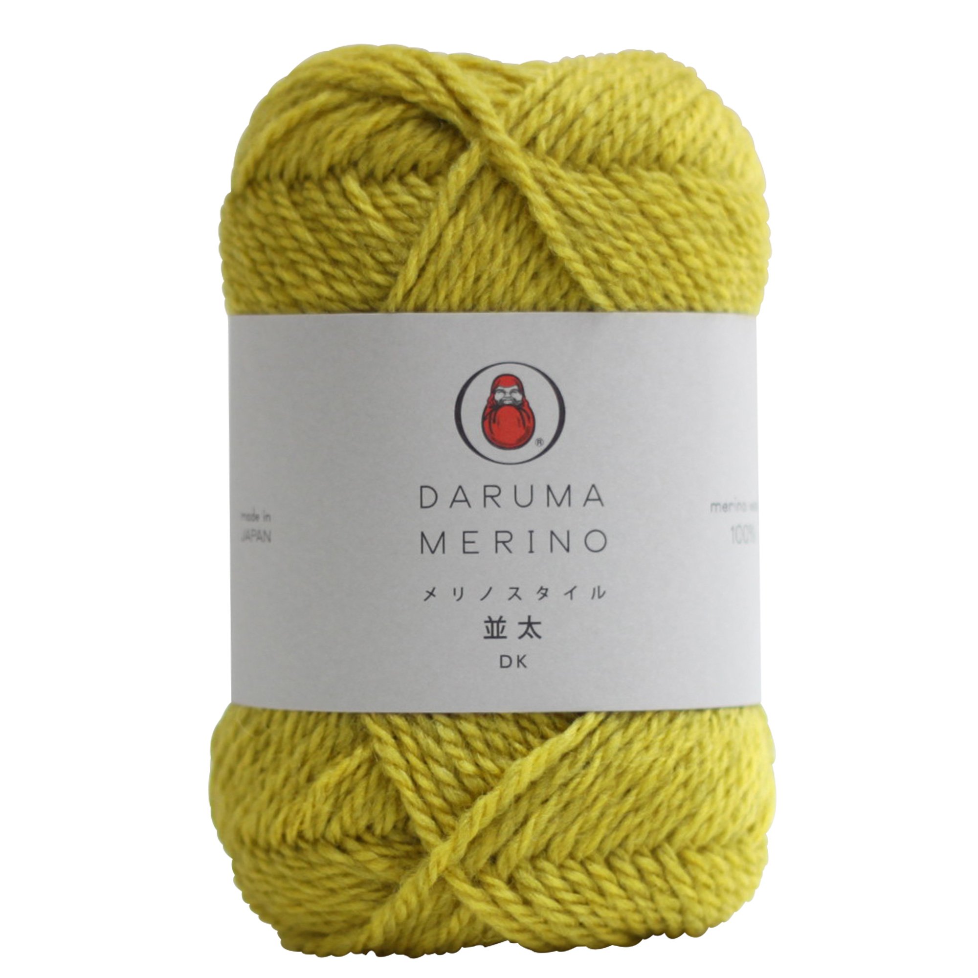 DARUMA ウール毛糸 イエロー 20g 15玉
