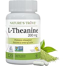 Nature's Trove L-Theanine 200mg 120 Vegetarian Capsules