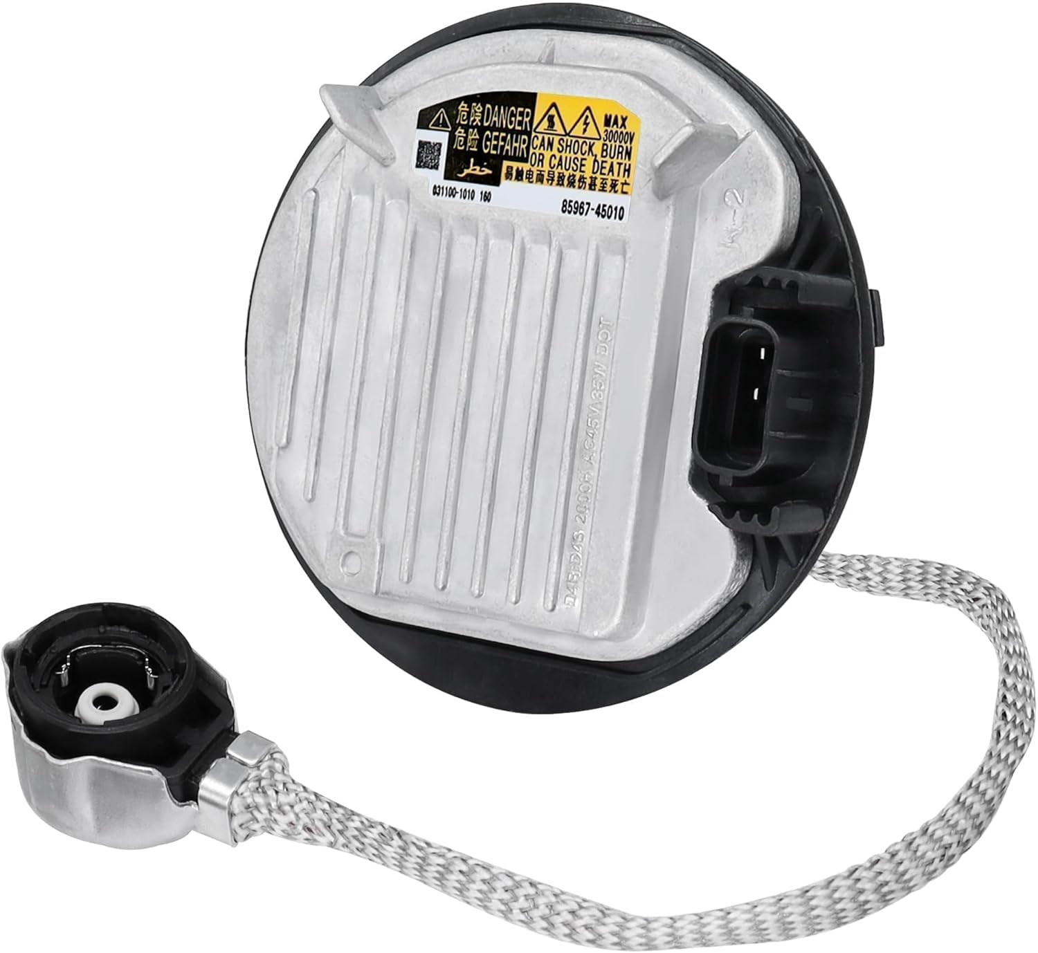 8596745010 Xenon HID Ballast Headlight Control Unit Module D4S/D4R Igniter&Cable Compatible with Lexus IS250 250C Subaru Forester for Toyota Avalon Sienna Avensis Replaces 85967-45010 DDLT004 KDLS001