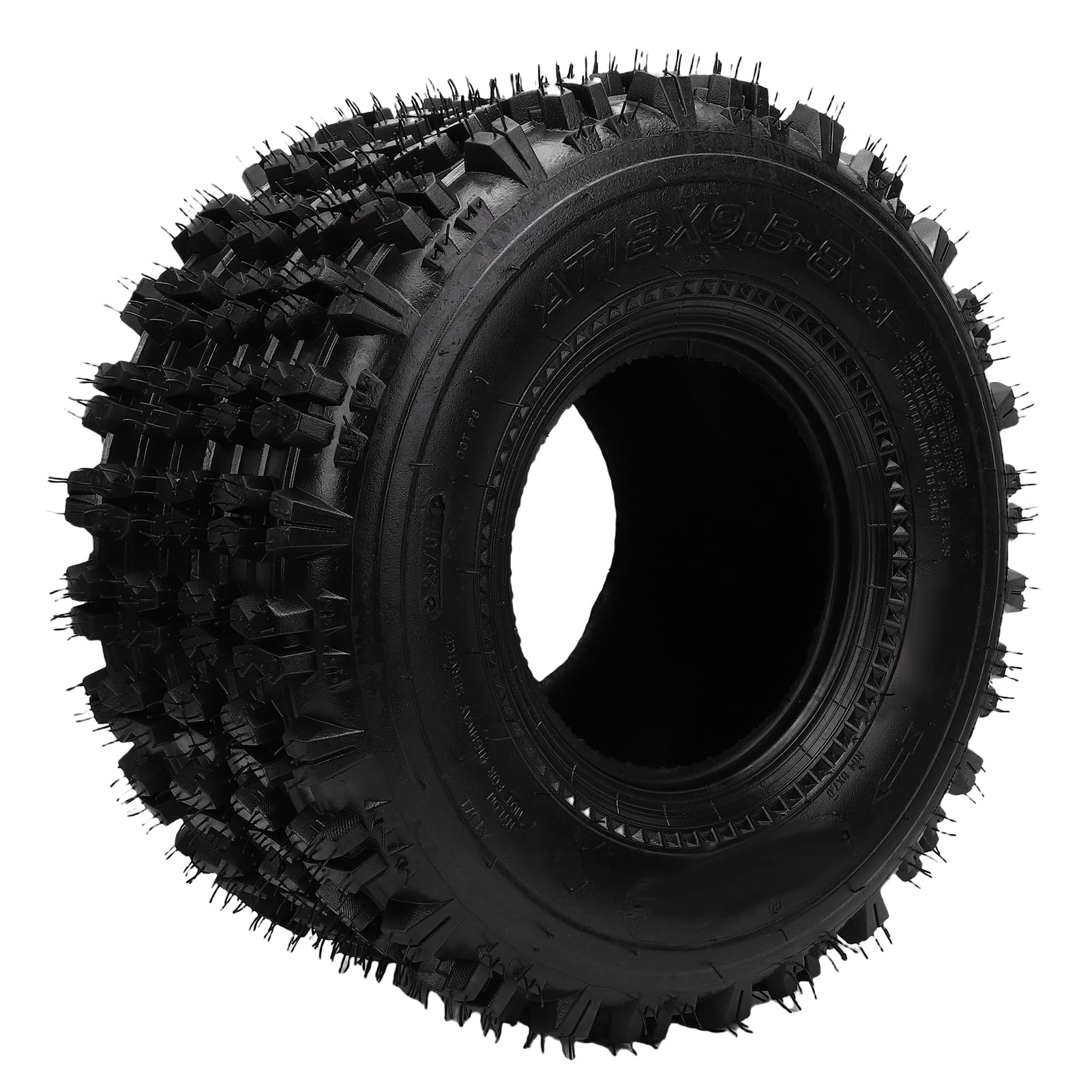 Tbest Koło Podciśnieniowe Gumowa Antypoślizgowa Opona Terenowa 18x9,5 8 Cali do Quadów ATV UTV Wózki Golfowe