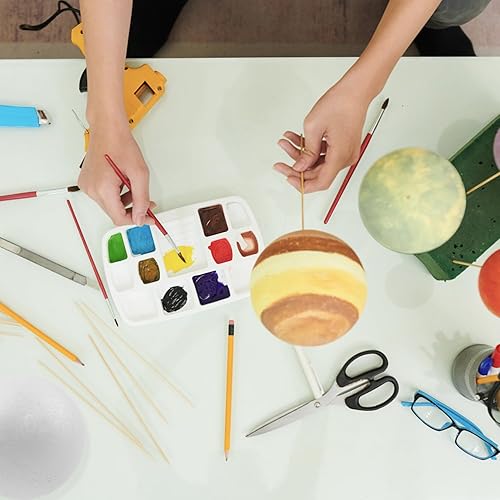 Miniatura 4 de Bolas de espuma, paquete de 12 bolas de espuma de 4 pulgadas, bolas de espuma blanca para proyectos de bricolaje, bolas de espuma para manualidades,