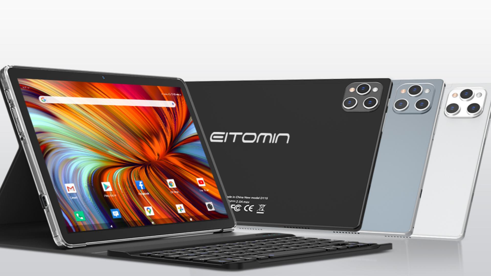 Amazon.com: EITOMIN Android 14 平板電腦2025 最新10 吋平板
