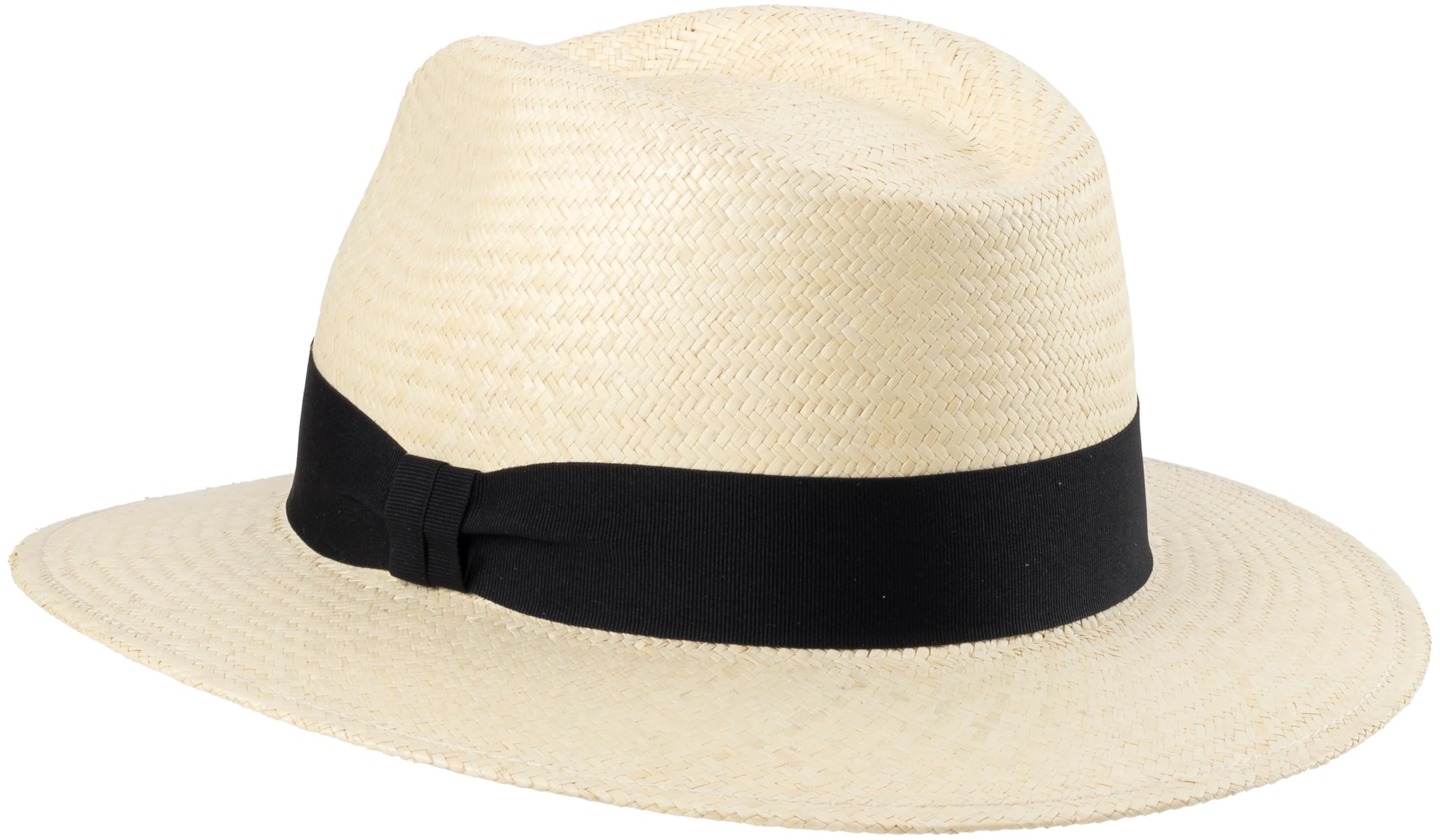 SCIPPIS Santiago Original Panama Hut – Handgeflochtener Fedora Sommerhut aus 100% Paja Toquilla – Leichter Sonnenhut mit Ripsband – Herren & Damen
