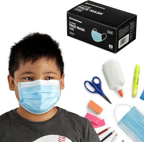 Miniatura 8 de StringKing Mascarillas desechables para niños para protección, filtro de calidad premium, máscara para niños