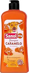 Sanol Dog, Shampoo de pelos para cães e gatos, Caramelo, 500ml, Laranja