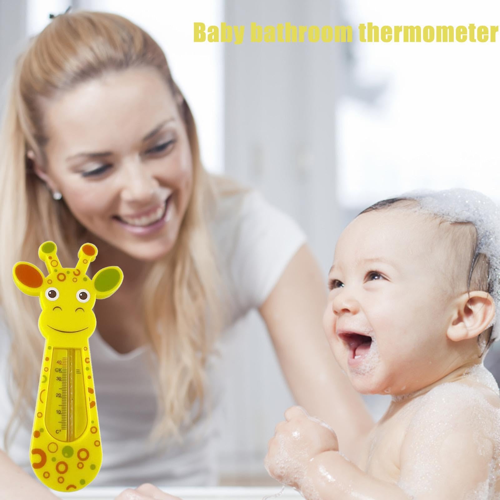 Girafe Thermomètre De Bain Sécurité - Thermomètre De Baignoire Pour Bébé, Température De L'eau Pour Le Bain Et La Natation