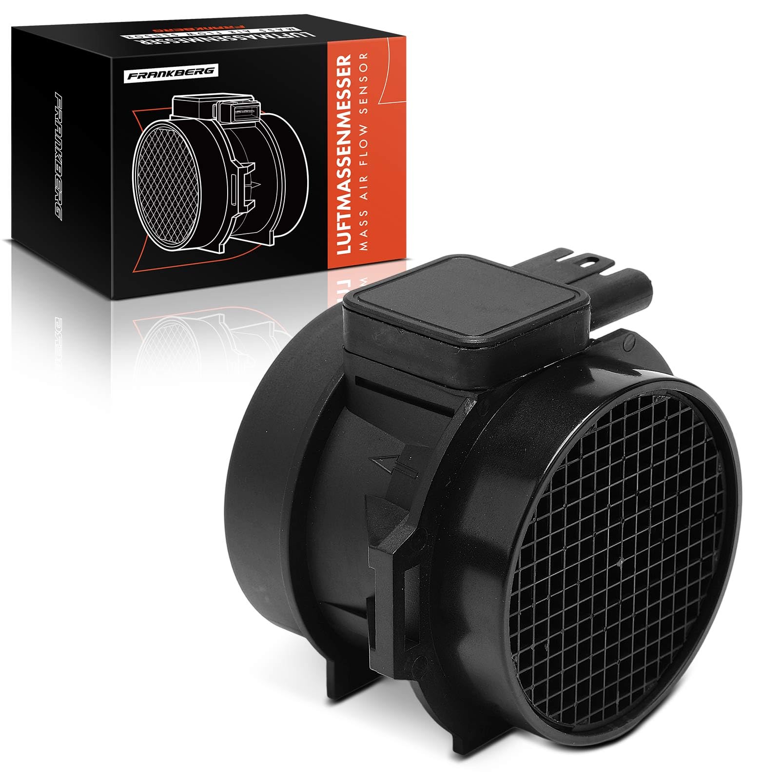 Frankberg Sensor de aire de admisión 6-Polos Compatible con Serie 3 Cabrio E46 325 Ci Z4 Roadste.r E85 2.2i 2.5i Serie 3 E46 325i Serie 3 Touring E46 325i Serie 3 Coupé E46 325 Ci MAS0289,13627566984