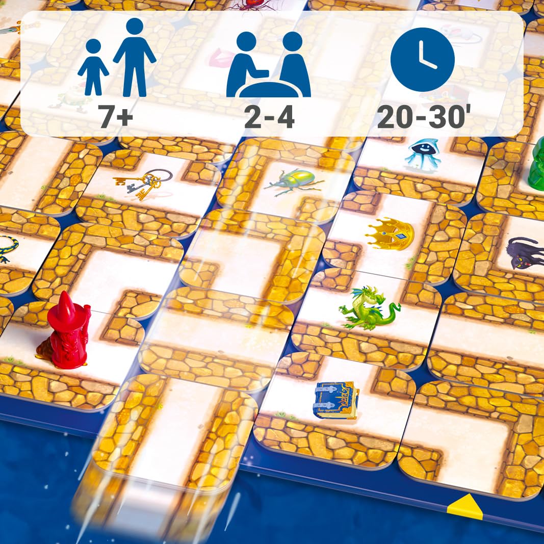 Ravensburger - Labyrinthe - Jeu de Société 7 Ans et Plus - Jeu de Plateau Famille - Stratégie et Réflexion - 2 à 4 Joueurs - Nouvelle Édition - Version Française - 26743
