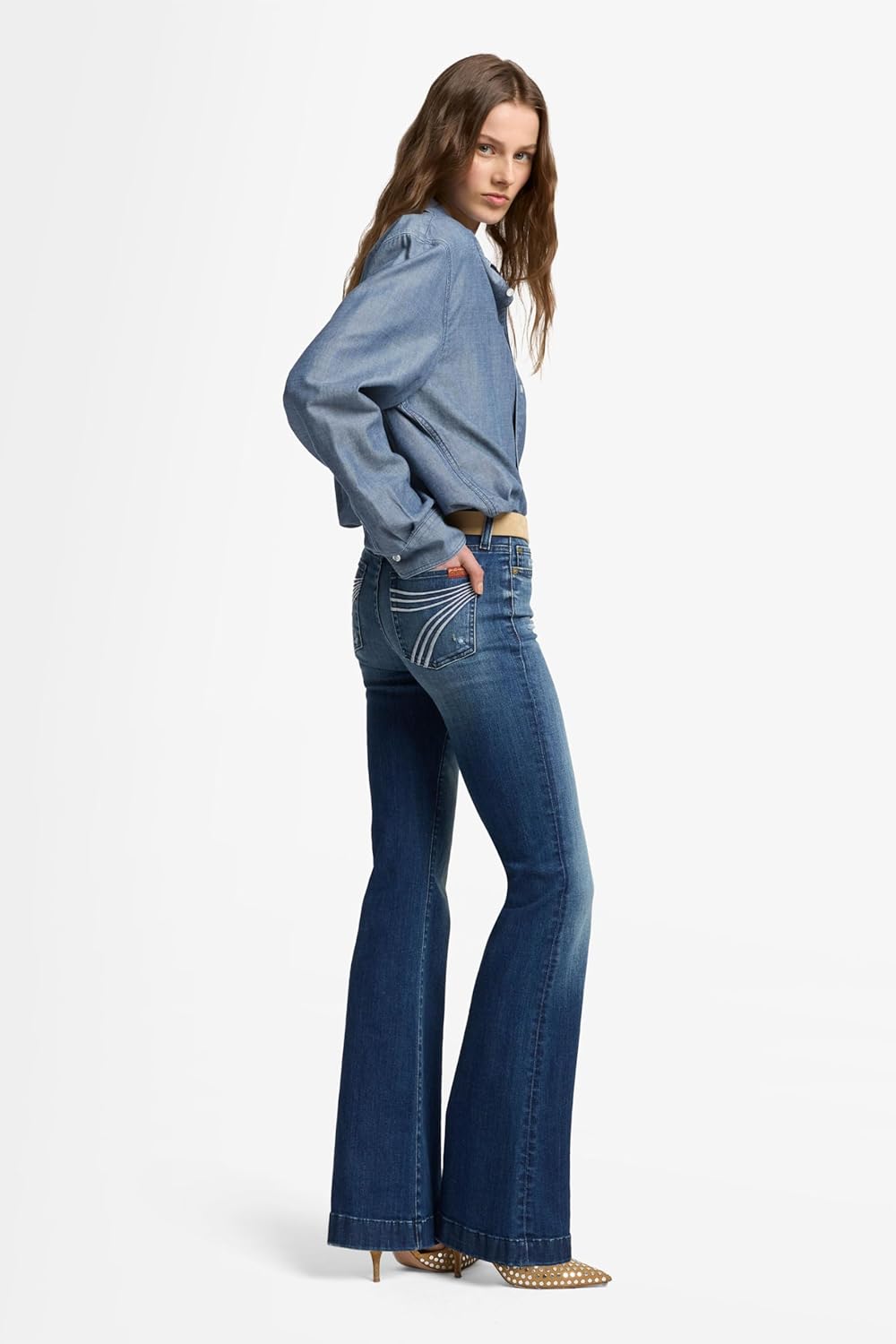 7 for All Mankind Womens Dojo Trouser Jeans - Image 5