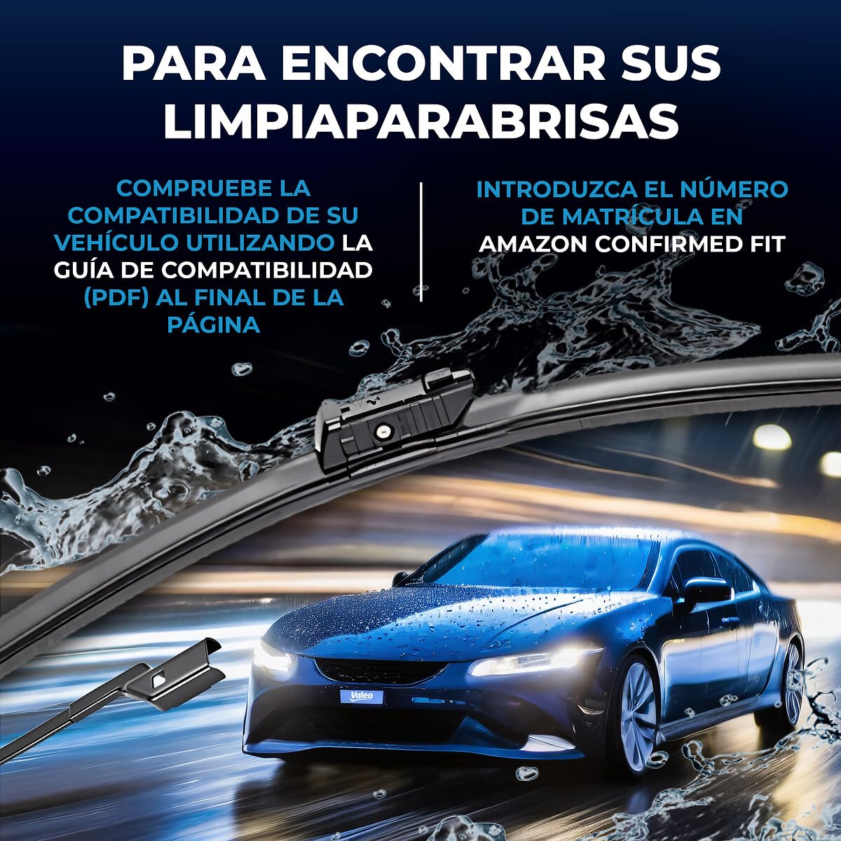 Valeo Silencio 2x Limpiaparabrisas VF818 - Delanteras - 650 mm / 475 mm