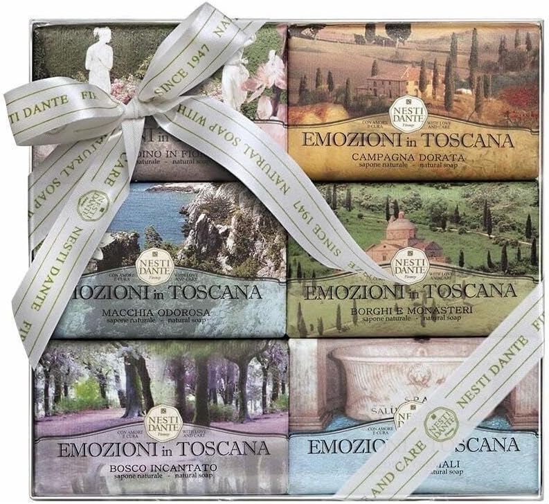 Nesti Dante Emozioni in Toscana — Coleção de sabonetes, 6 unidades de 150 g