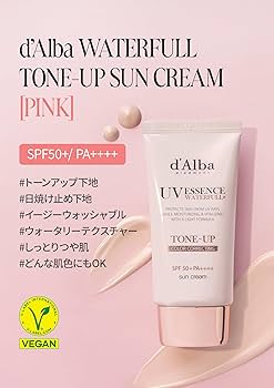 Amazon.co.jp: 【d'Alba公式】ピンク(Pink) トーンアップサンクリーム