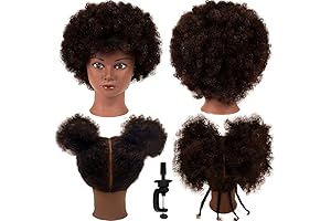Mannequin Head with 100% Human Hair for Hair Styling Practice