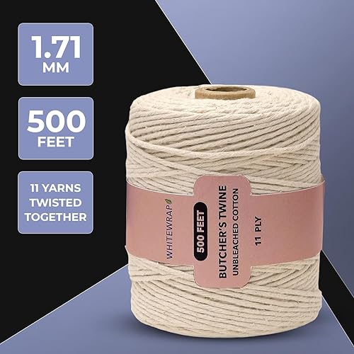 Miniatura 7 de Cuerda de cordel  Cordel de cocina de carniceros  Perfecto para carne y preparación de alimentos  Artesanía de cocina para panaderos  Algodón