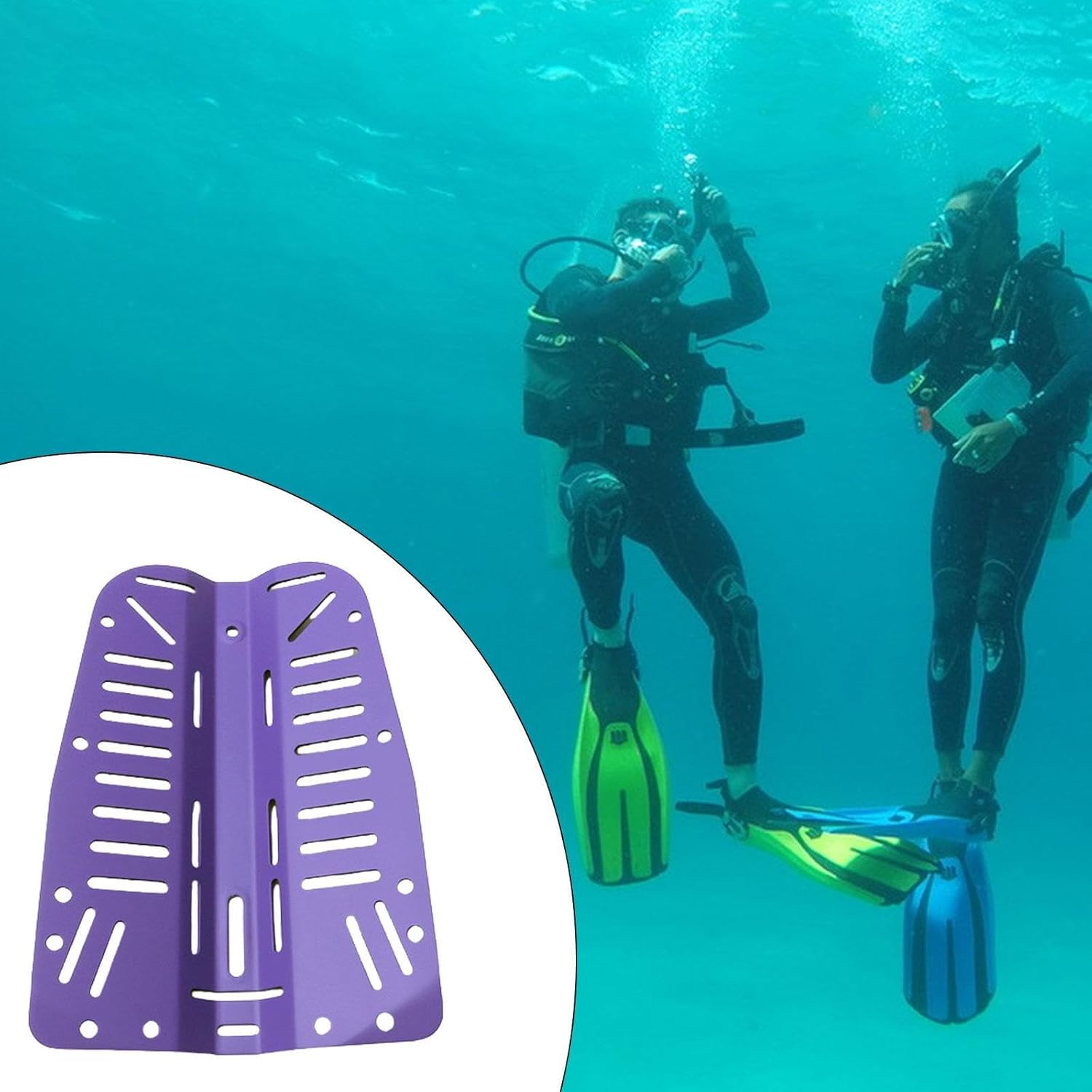 Scuba Diving Backplate Sturdy Fashion Technical Scuba Snorkeling Tank Holder