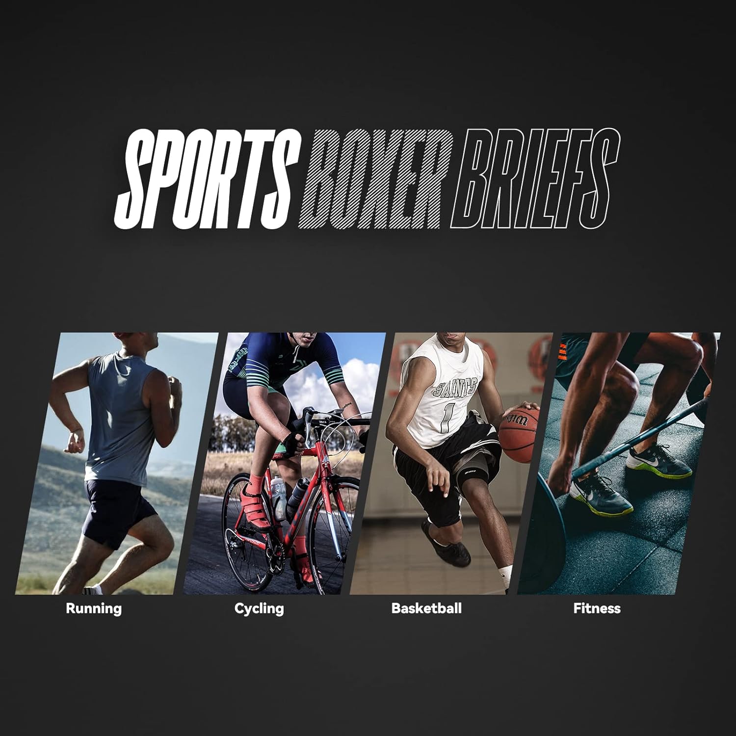 Natural Feelings Mens Underwear Boxer Briefs Long Leg 9 Inch Performance Boxer Briefs for Men - Image 6