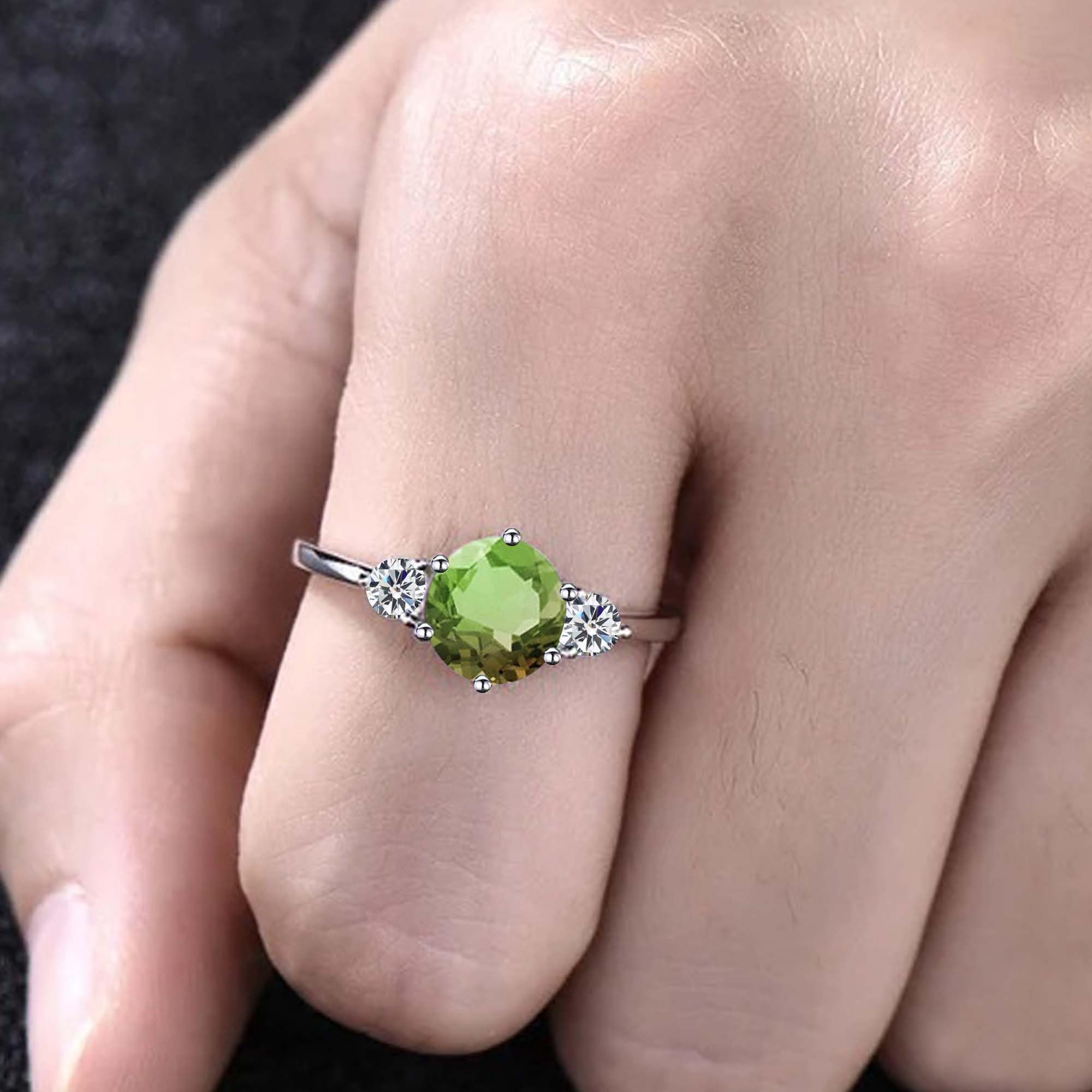 Anello in argento sterling 925 con zultanite per donna, regalo di compleanno per lei, anello con pietra preziosa zultanite multicolore, bomboniera, elegante anello con promessa (argento) 7