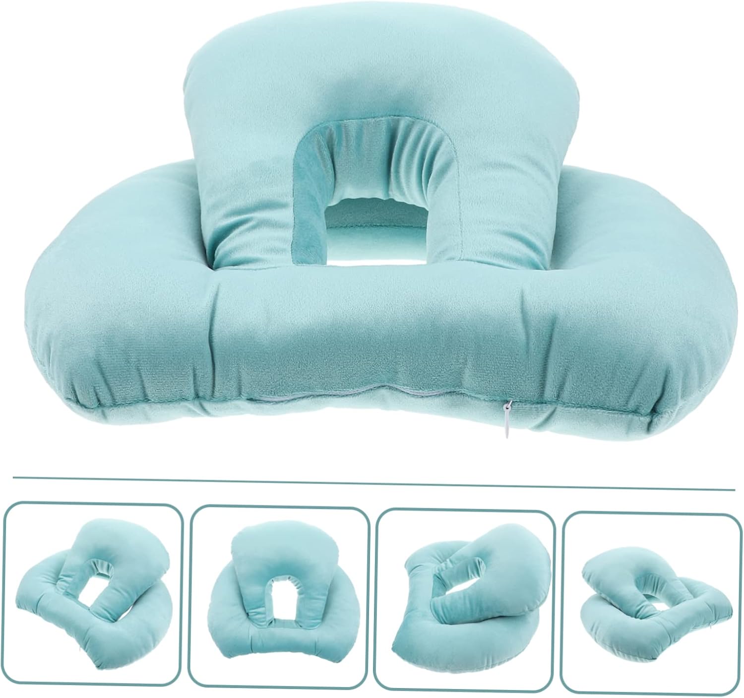 Ciieeo Memory Nap Pillow Face Down Pillow for Office for Students Lightweight Portable Ergonomic Design