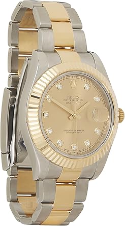Pre-loved 18K Yellow Gold & Diamond Jubilee Datejust 11633 41mm, Gold