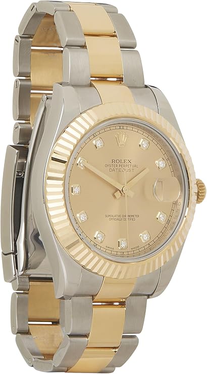 Pre-loved 18K Yellow Gold & Diamond Jubilee Datejust 11633 41mm, Gold