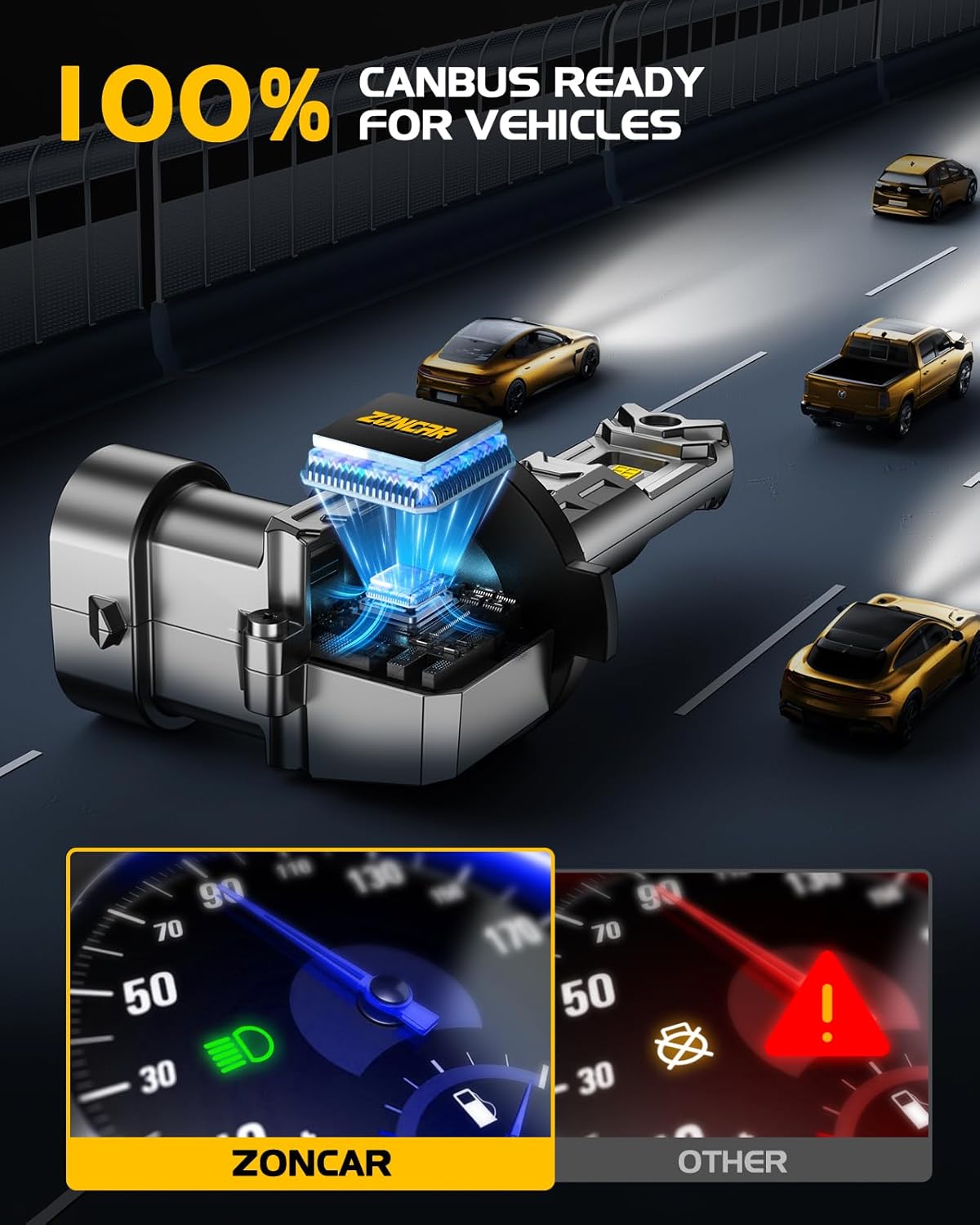 9005 9006 Fog Light Bulbs Combo, 10X Brighter 120000LM 6500K White HB3 HB4 Driving Light Bulbs, 1:1 Size Plug N Play, 60,000h Long Lifespan, Automotive Headlight Covers, Box of 4